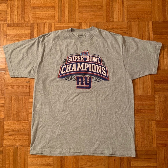New York Giants Reebok Super Bowl XLV NFL Football Champions T-shirt